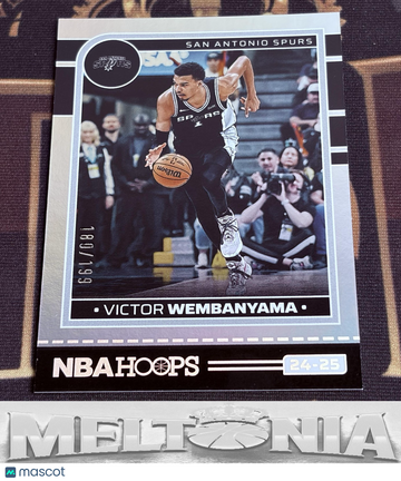 2024-25 Hoops Victor Wembanyama #165 Silver SN