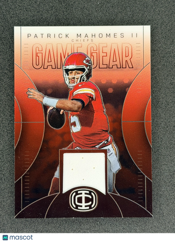 2025 Panini Icon Collection Patrick Mahomes #GG-4 Game Gear KC Chiefs
