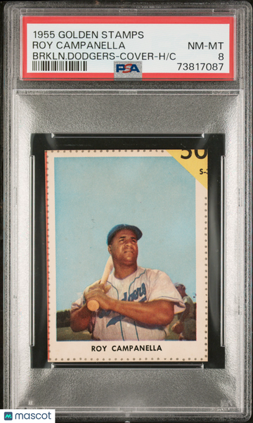 1955 Golden Stamps Roy Campanella PSA 8