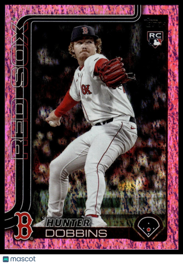 2025 Topps Update Hunter Dobbins #US257 Pink Holo Foil RC