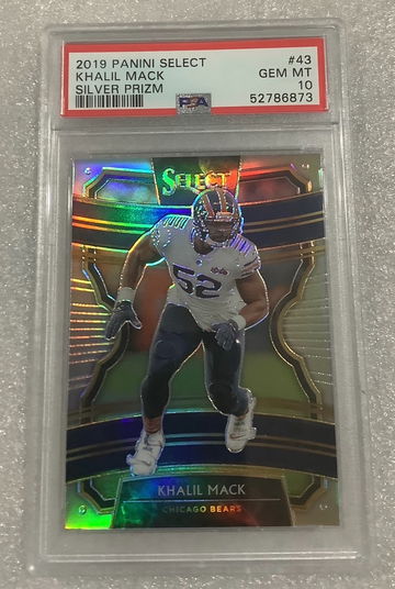 2019 Select Silver Khalil Mack Concourse PSA 10 Bears 