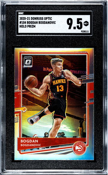 2020-21 Donruss Optic Holo Bogdan Bogdanovic #104 SGC 9.5