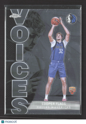 2025 Topps Chrome Voices Cooper Flagg #VS-6 RC
