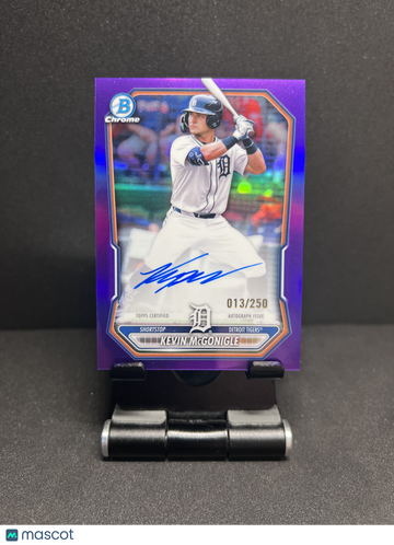 2026 CHROME KEVIN MCGONIGLE PURPLE REFRACTOR AUTO /250