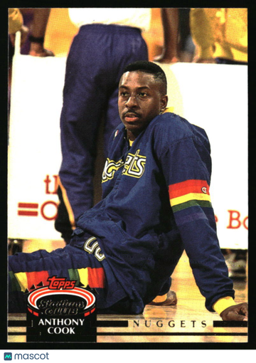 1992-93 Stadium Club Anthony Cook #303 Denver Nuggets
