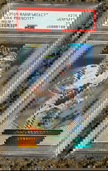 Dak Prescott 2016 Select Field Level Silver Prizm RC #215 PSA 10 GEM MINT