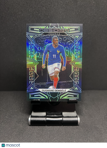 2023 OBSIDIAN SOCCER OUSMANE DEMBELE ELECTRIC ETCH GREEN /5