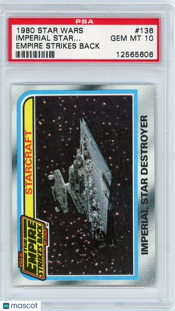 1980 Star Wars Empire Strikes Back Imperial Star.. . #136 PSA 10