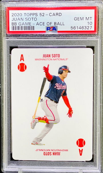 Juan Soto PSA 10 Bat Drop SSP POP 3 