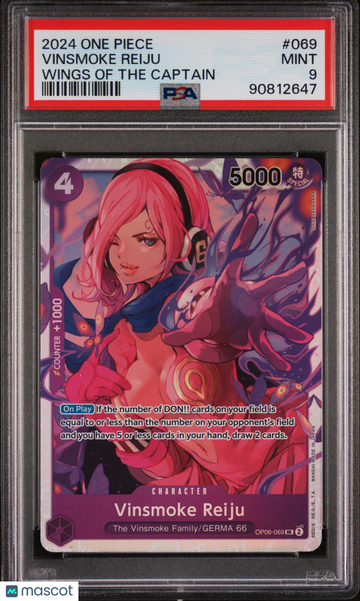 2024 One Piece Wings Of The Captain Vinsmoke Reiju Tok Pisin PSA 9 #069