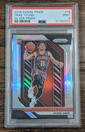 Trae Young 2018 Prizm Silver #78 PSA 9