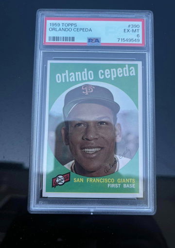 1959 Topps Orlando Cepeda PSA 6