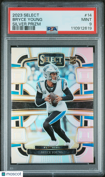 2023 Panini Select Bryce Young #14 Silver Prizm PSA 9