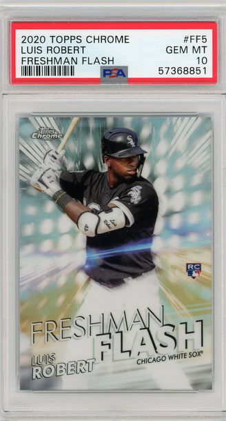 2020 Topps Chrome Luis Robert Freshman Flash #FF5