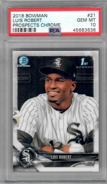 2018 Bowman Prospects Chrome 21 Luis Robert