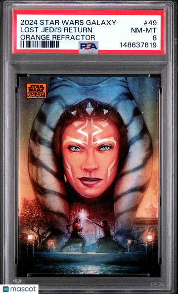 2024 Topps Chrome Star Wars Galaxy Lost Jedi's Return #49 PSA 8