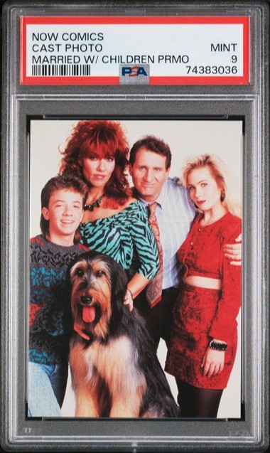 Married with Children 1993 Cast Promo Card - Now Comics PSA