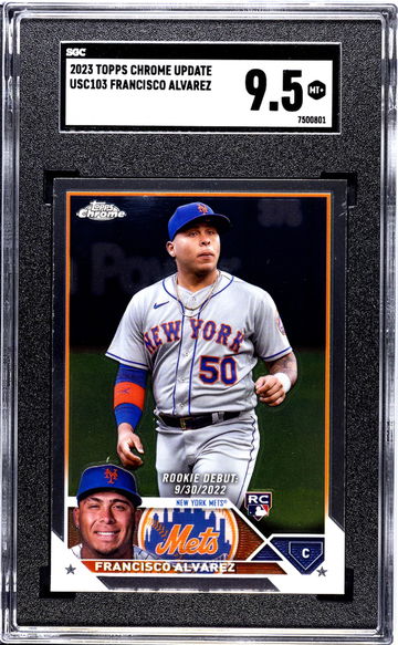 2023 Topps Chrome Update #USC103 Francisco Alvarez SGC 9.5