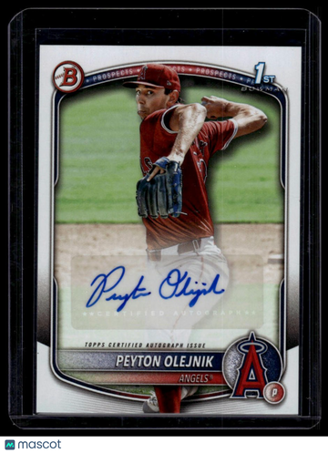 2025 Bowman Peyton Olejnik #BPA-PO Prospect Autographs AU