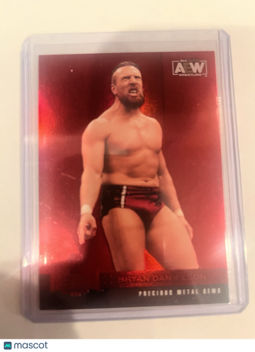2022 Skybox Metal Universe AEW All Elite Wrestling Bryan Danielson #81 Precious Metal Gems Red Parallel/Variety Base Set