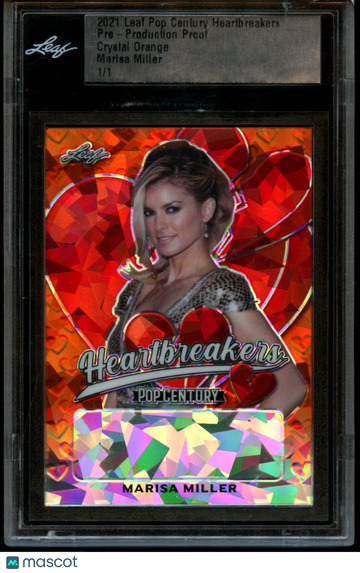 2021 Leaf Pop Century Heartbreakers Marisa Miller Pre-Production Proof 1/1