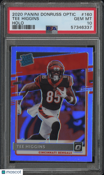 2020 Panini Donruss Optic Tee Higgins #160 Holo Rookie PSA 10