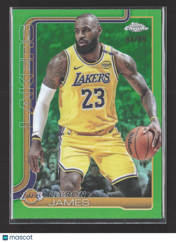 2025-26 Topps Chrome LeBron James #127 Chrome Parallel/Variety Topps