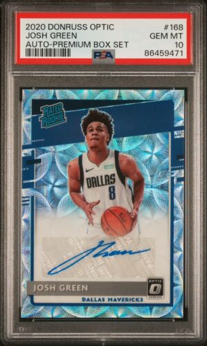 2021-22 Donruss Optic Josh Green Rated Rookie Premium Box Set Auto /10 PSA 10