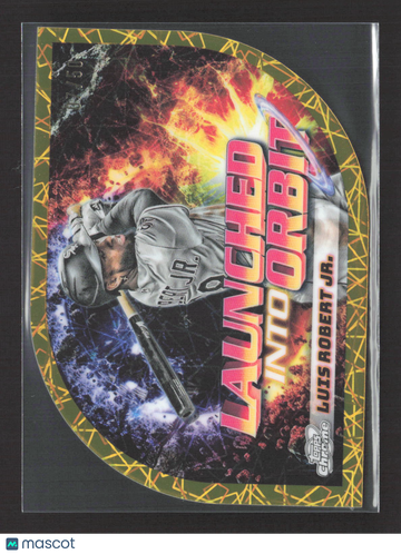 2024 Topps Chrome Launched Into Orbit Luis Robert Jr. #LIO-9 Gold RayWave