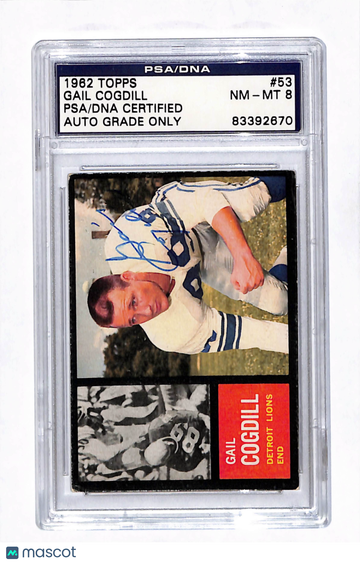 1962 Topps Gail Cogdill #53