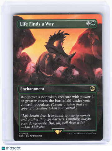 Universes Beyond: Jurassic World Collection Life Finds a Way (Borderless) Non-Foil Rare #5