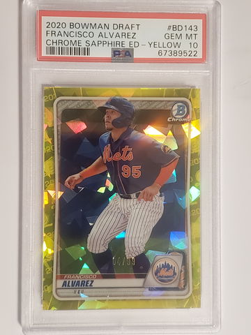 FRANCISCO ALVAREZ CHROME SAPPHIRE ED-YELLOW /99
