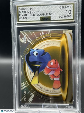 2025 Topps Chrome Pixar GOLD AGS 10