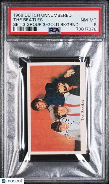 1968 Dutch Unnumbered Set 3 Group 3 The Beatles PSA 8
