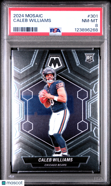 2024 Panini Mosaic Caleb Williams #301 Rookie PSA 8