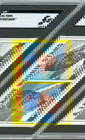 1967 Topps Rod Carew Rookie #569 SGC 5 P1229