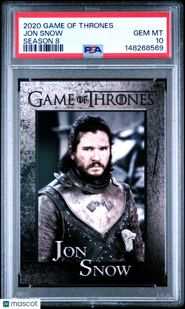 2020 Game Of Thrones Season 8 Jon Snow #20 PSA 10