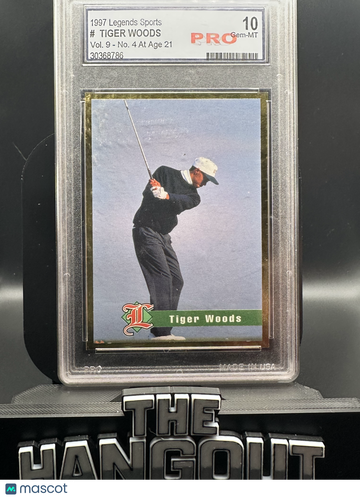 1997 Legends Sports Memorabilia Tiger Woods #Vol. 9 - No. 4