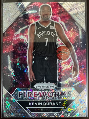 2020 Panini Prizm Kevin Durant Fireworks Fast Break Parallel