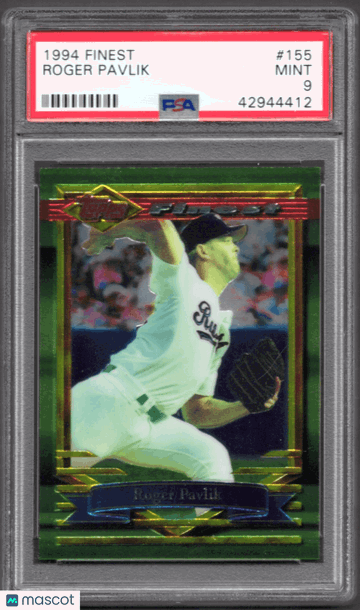 1994 Finest Roger Pavlik #155 PSA 9
