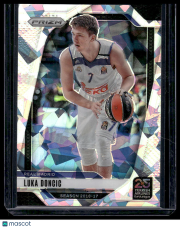 2025 Panini Prizm Euroleague Luka Doncic #47 Ice Prizm