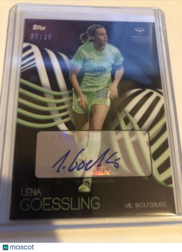 2021 Topps Lena Goessling Parallel