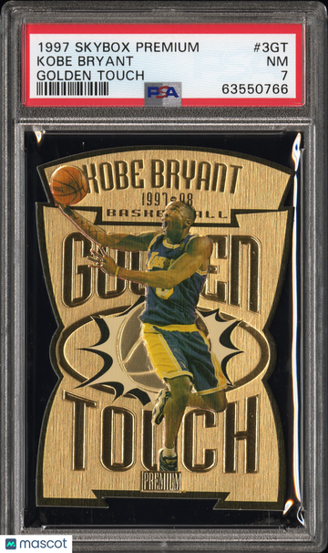 1997 Skybox Premium Golden Touch Kobe Bryant #3GT PSA 7