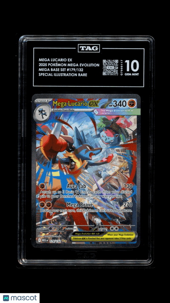 Pokémon Mega Evolution Mega Lucario ex TAG 10 #179/132
