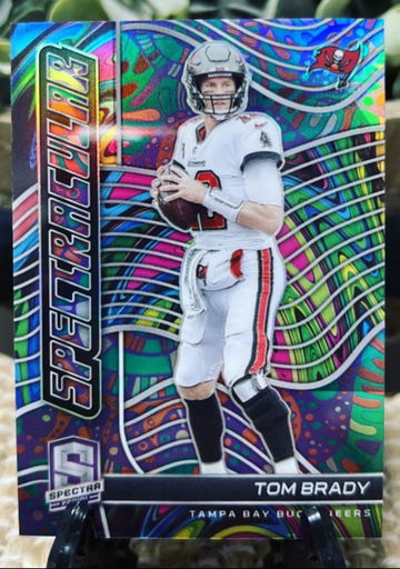 2021 Panini Spectra PSHCHEDELIC Prizm  Tom Brady #S-5 Spectracular SN   2/5