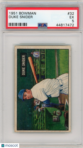 1951 Bowman Duke Snider #32 PSA 5