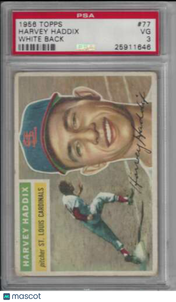 1956 See Description Base Set PSA PSA 3