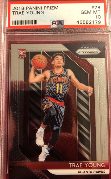 2018 prizm Trae young PSA 10