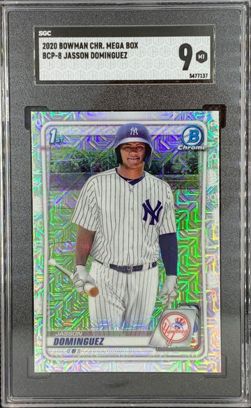 2020 Bowman Chrome Mega Box Jasson Dominguez- SGC 9