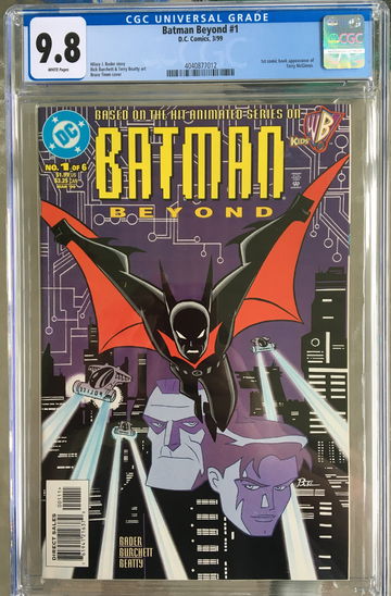 Batman Beyond #1 (1999) CGC 9.8 -- White pages; 1st Terry McGinnis in comics; Bruce Timm